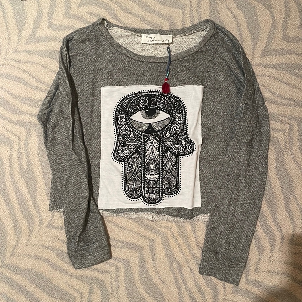 Vintage Havana Hamsa & Evil Eye Long Sleeve